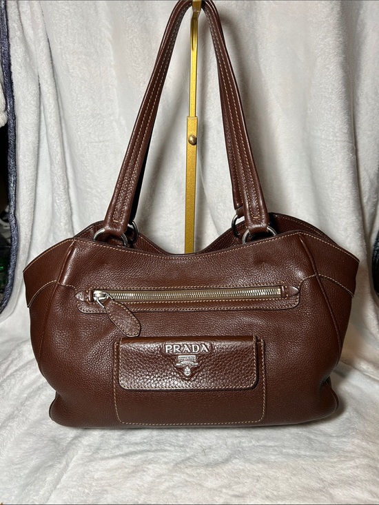 Prada Handbags - 421. Vintage Prada Multi-Pocket Shoulder Bag